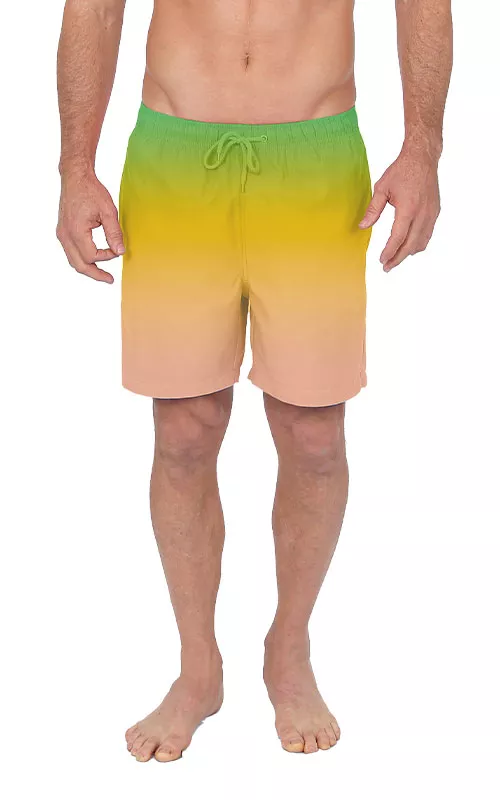 Uzzi Gradient Swim Shorts #1810 Green