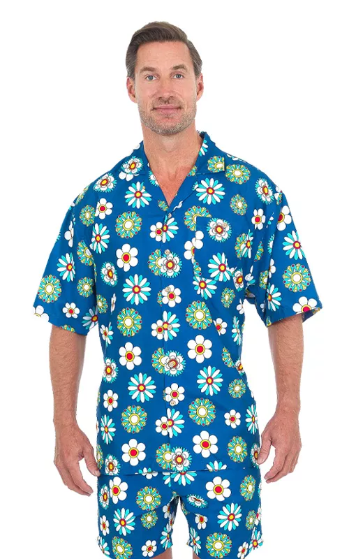 Uzzi Hawaiian Shirt – Short Sleeve Dri-FIT Flower Shirts for Men #HP98
