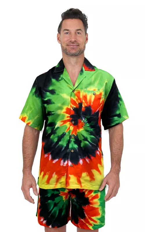 Uzzi Hawaiian Shirt – Short Sleeve Dri-FIT Tie Dye Shirts for Men #HP85