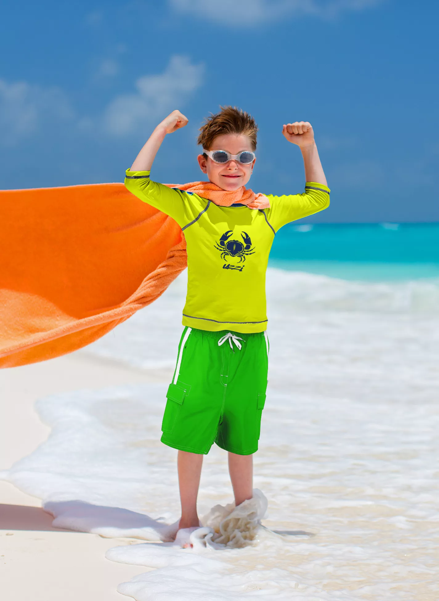 Uzzi Kid’s Cargo Swim Short #K007