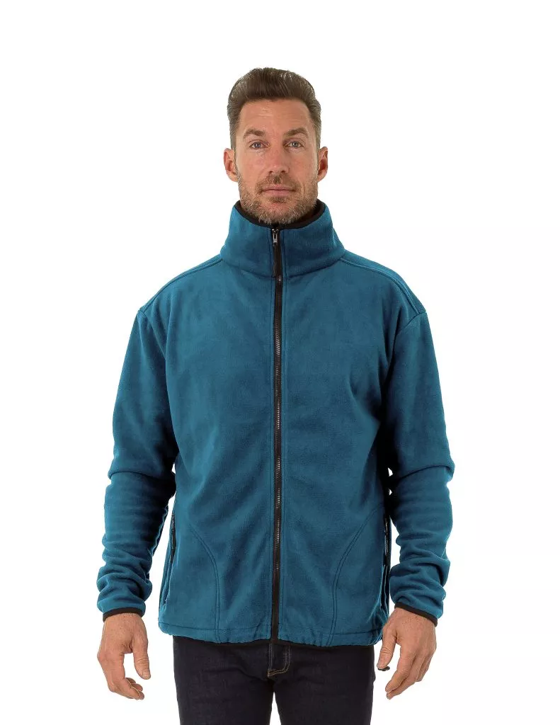 Uzzi Men’s Polar Fleece Jacket #PFL01 Cobalt Blue