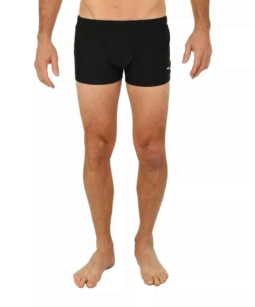 Uzzi Men’s Swim Bike Shorts #4602 Black