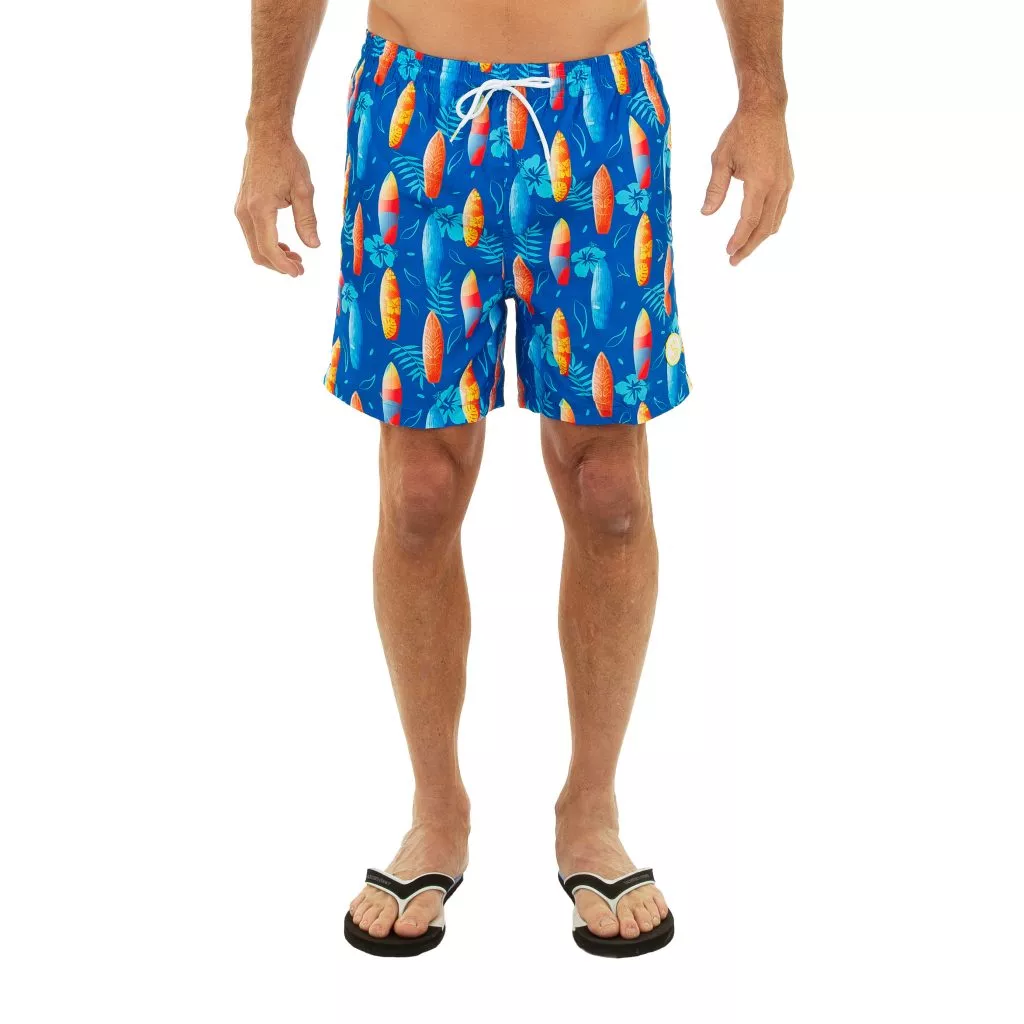Uzzi Swim Print Shorts #1890 ROYAL