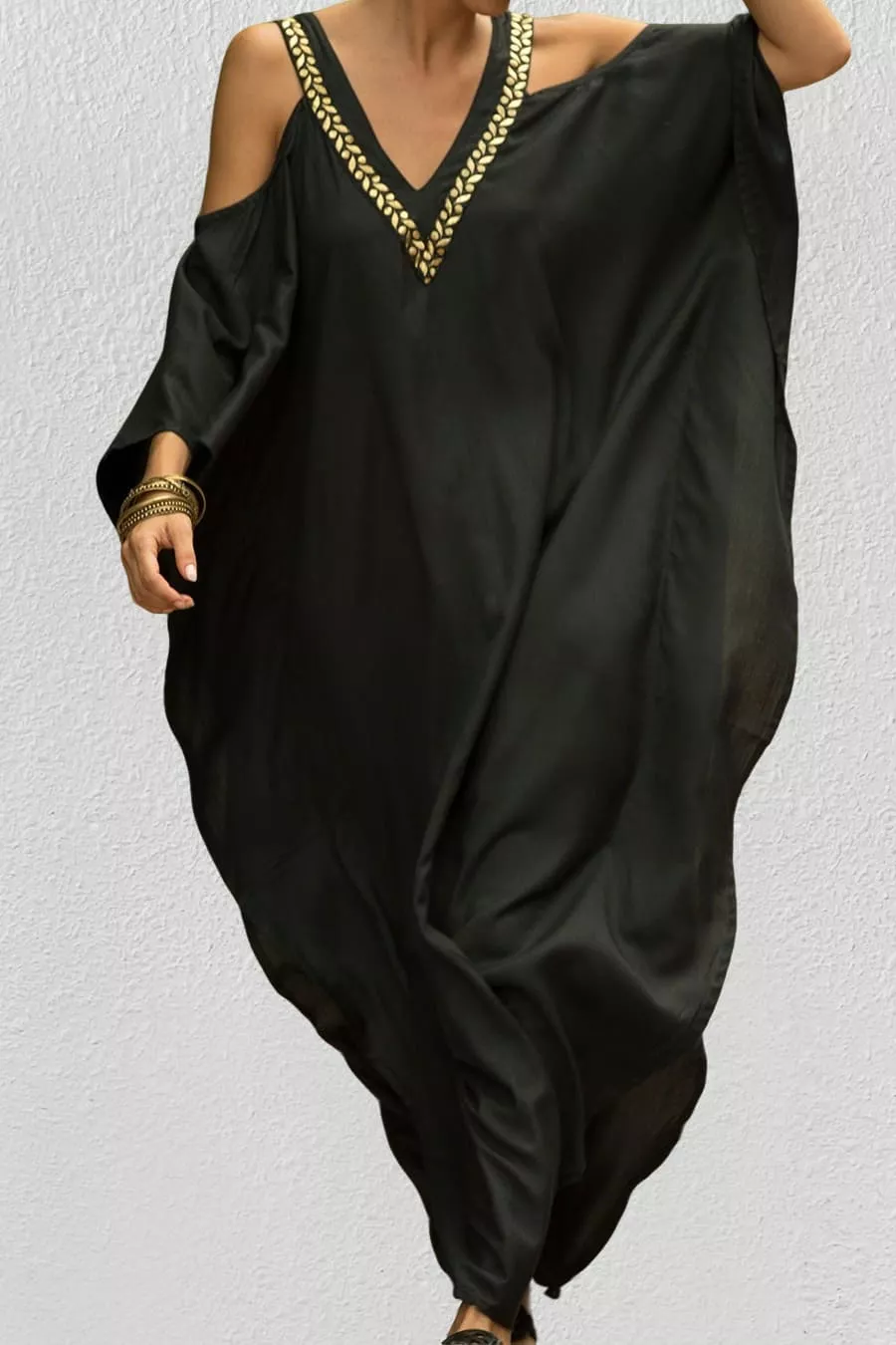 V Neck Plus Size Cover Up for Swimsuit