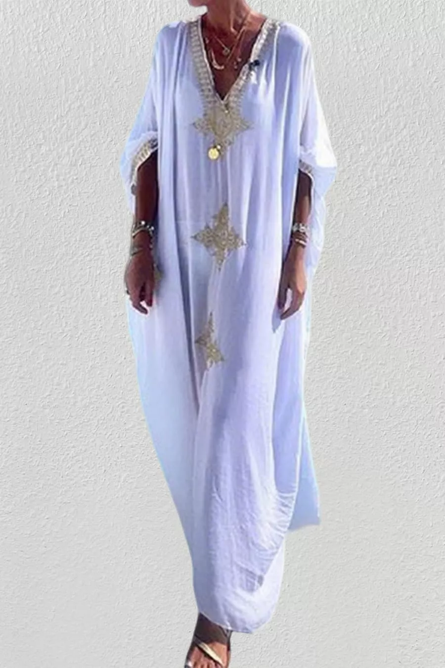 V Neck Women's Pool Cover up