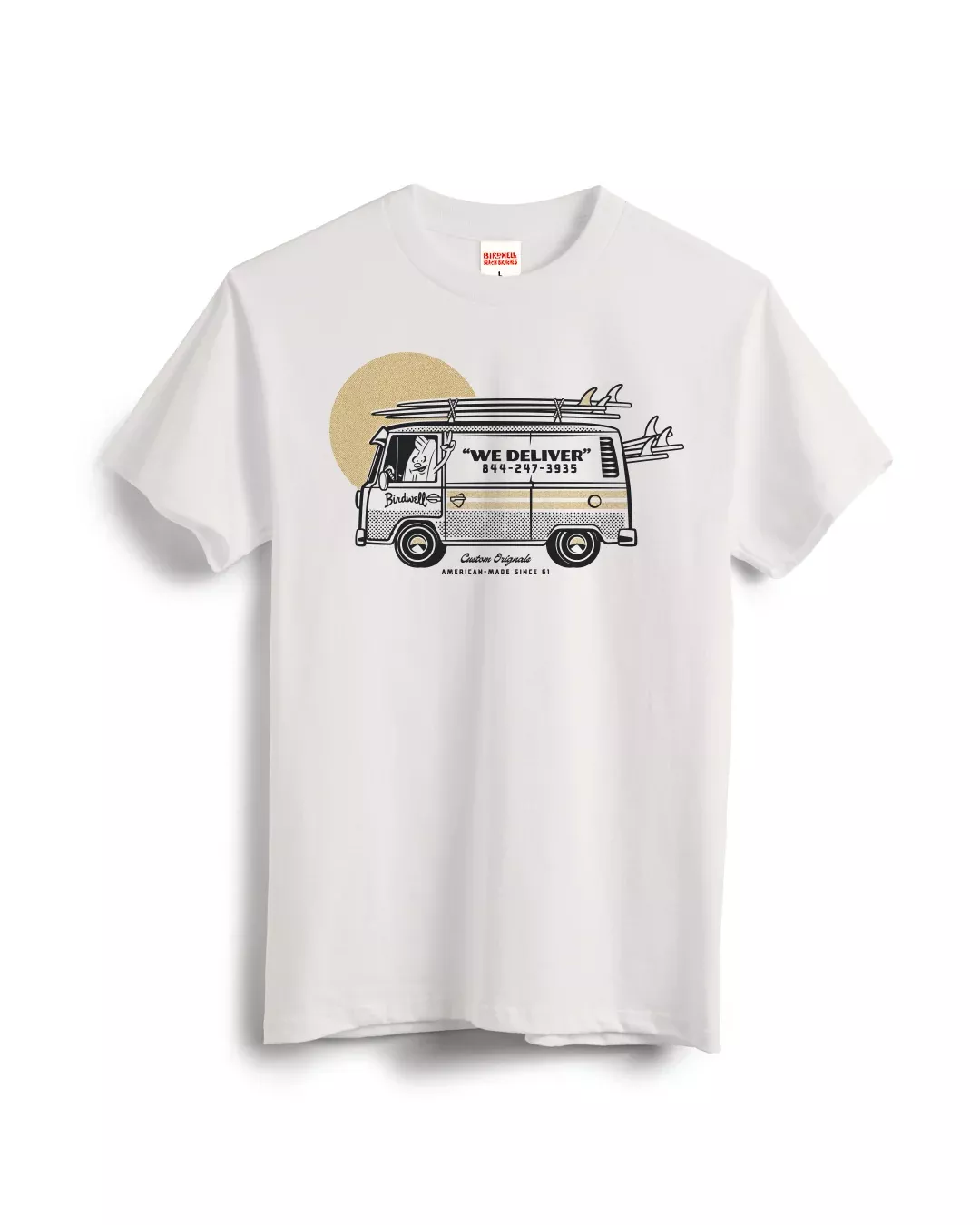 Van Life T-Shirt - Vintage White/Gray – Birdwell