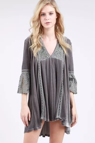 Velvet Lace Babydoll
