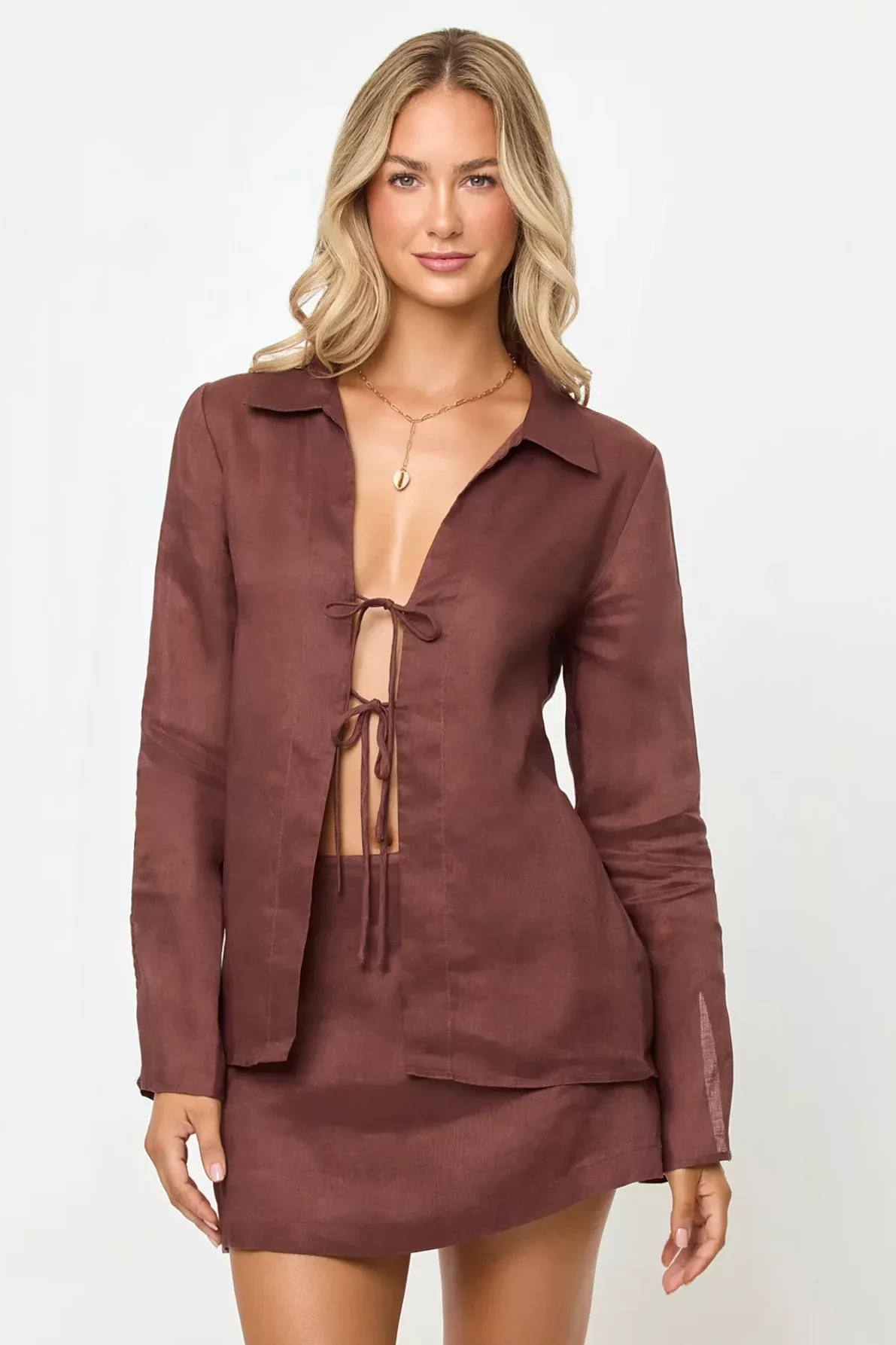 Venice Skort in Brown