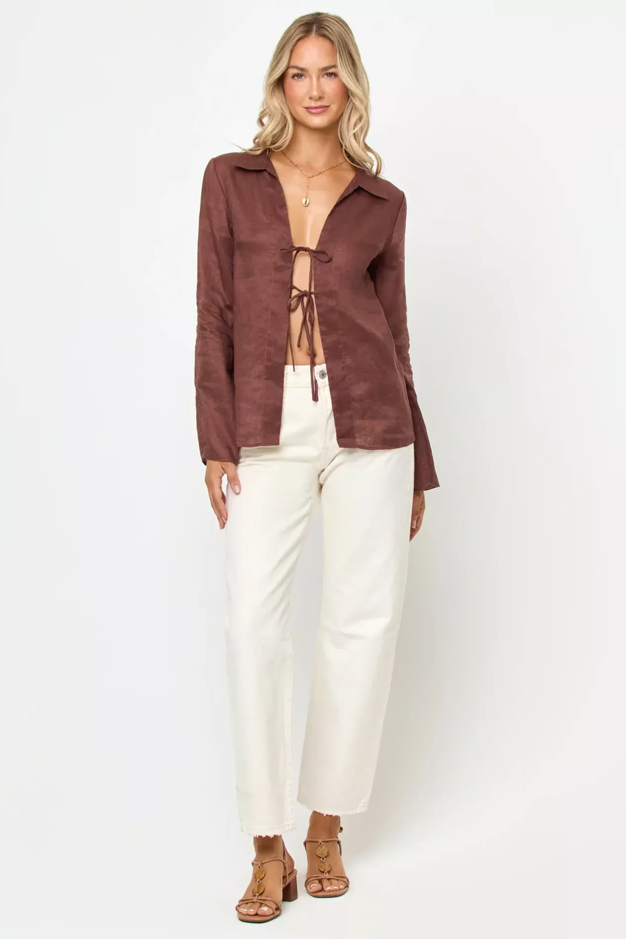Venice Top in Brown
