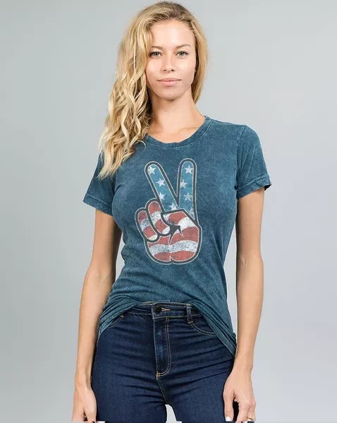Vintage PEACE Mineral Graphic T-Shirt
