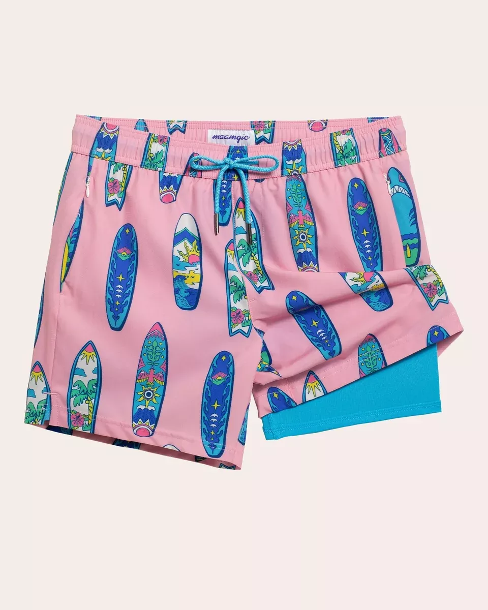 VivaVacay Paddle Board Swim Trunks