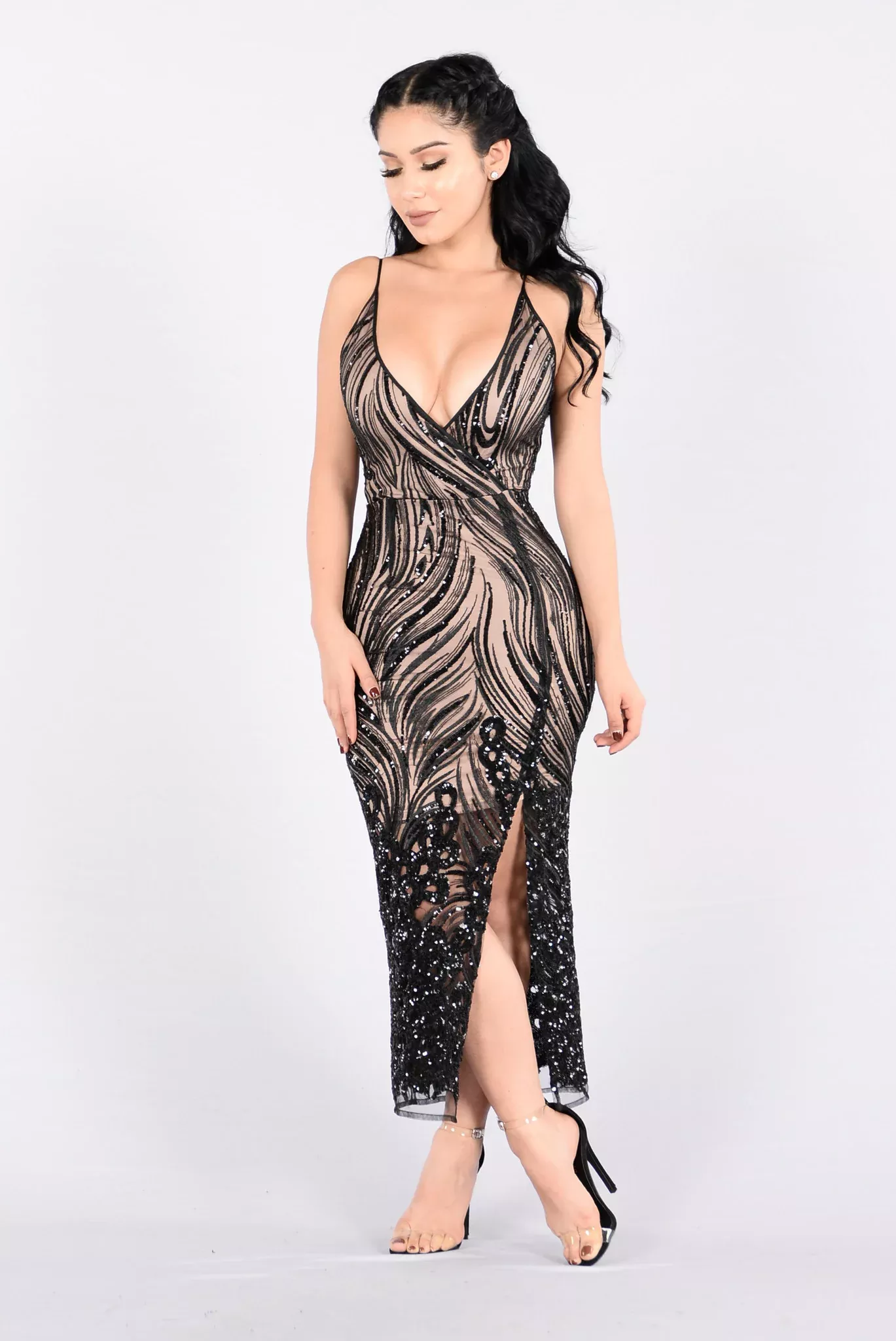 Walk Out On You Dress - Black