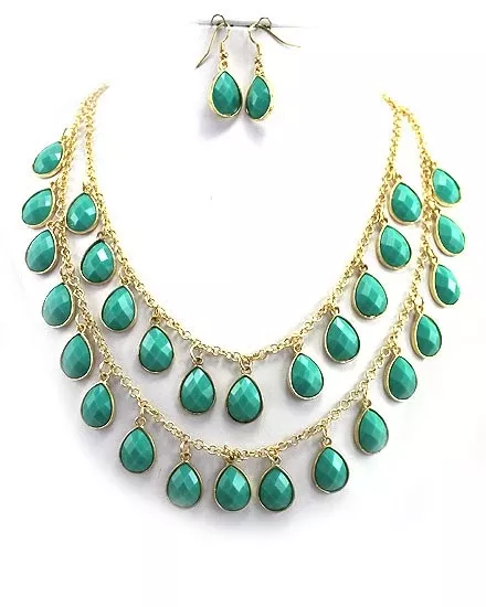 Waterfall Turquoise Necklace