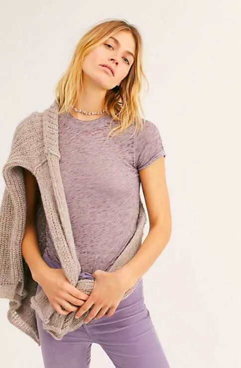 We The Free Purple Night Sky Tee | Boho Pink
