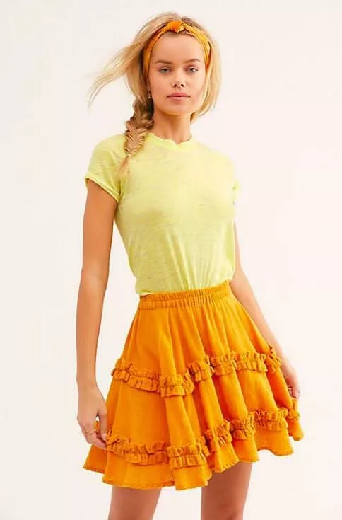 We The Free Yellow Night Sky Tee | Boho Pink