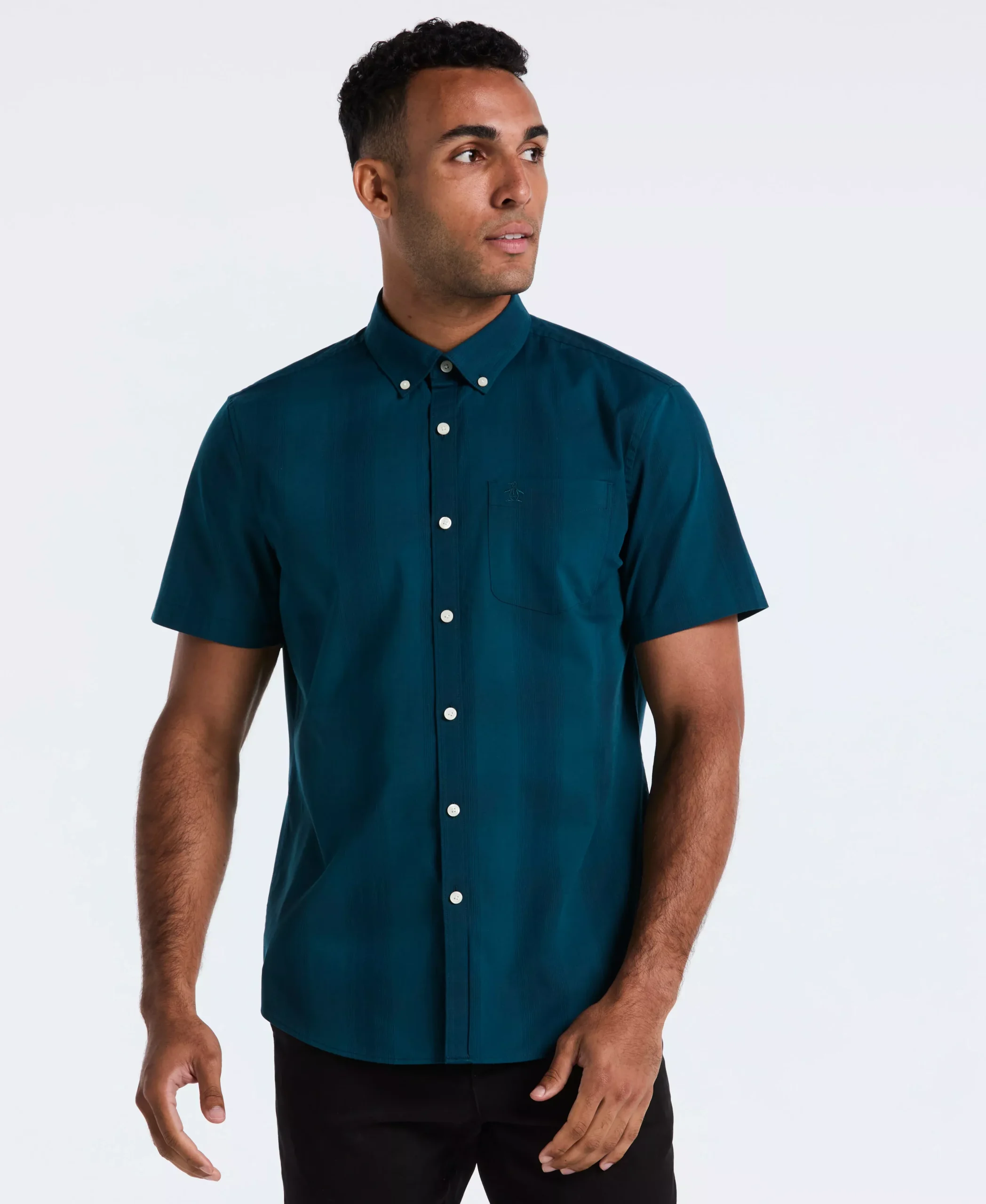 Weave Tonal Plaid Shirt