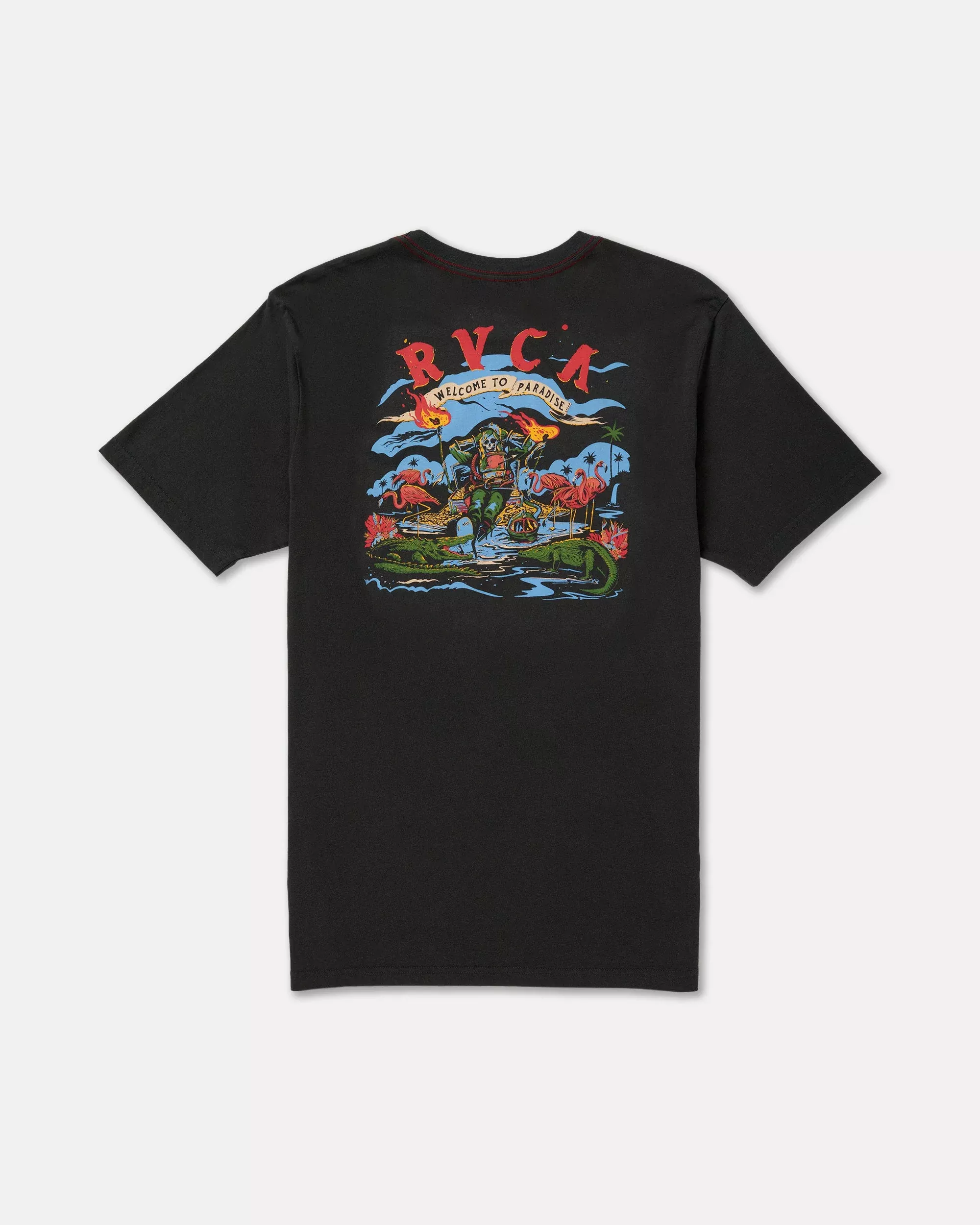 Welcome To RVCA Short Sleeve Tee