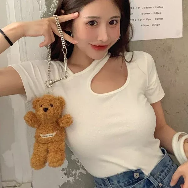 White Crop Top