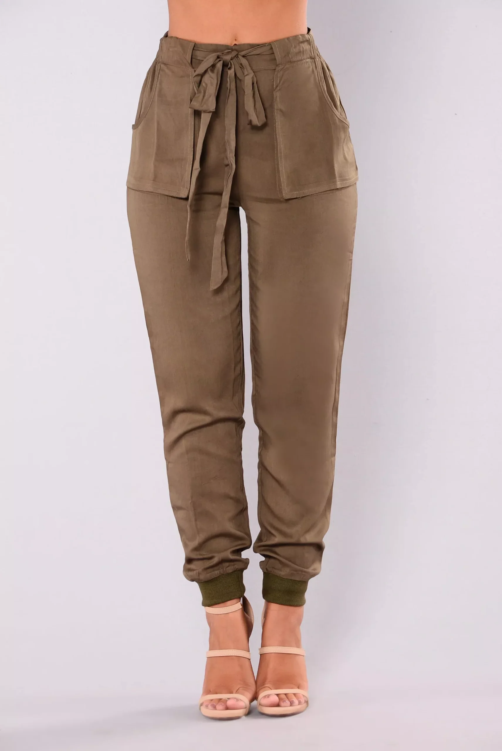 Whitney Woven Pants - Olive
