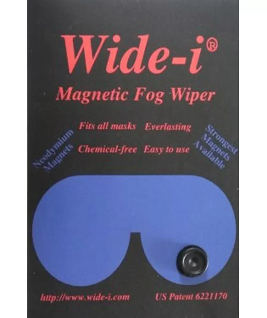 Wide-i Magnetic Underwater Fog Wiper for Masks - One Magnet set for Single Lens Mask