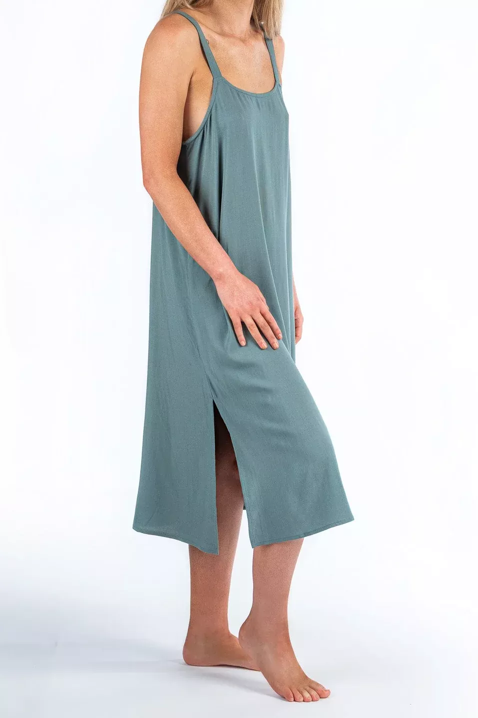 The Willa Beach Dress - Emerald