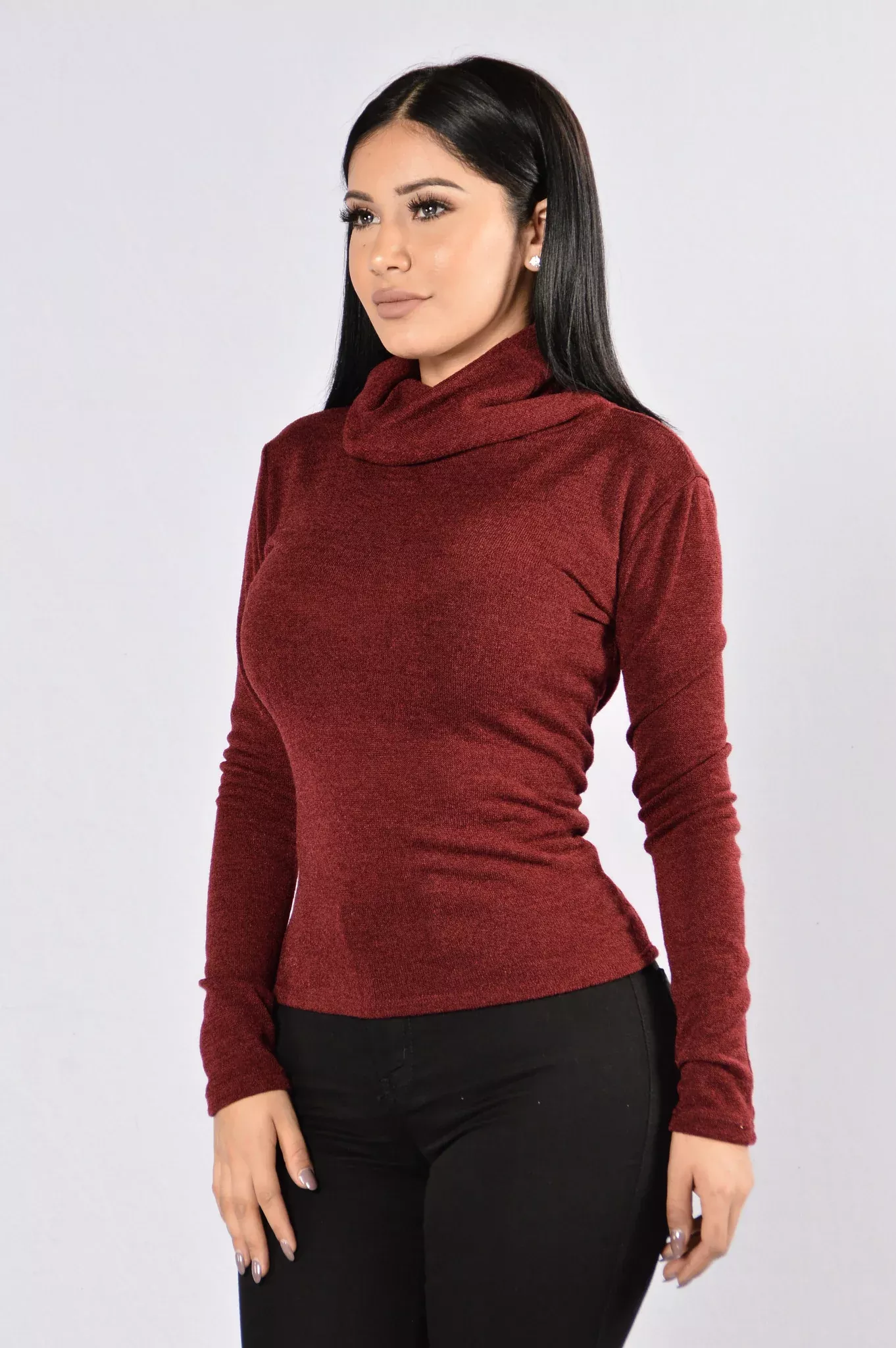 Win the Race Sweater - Burgundy