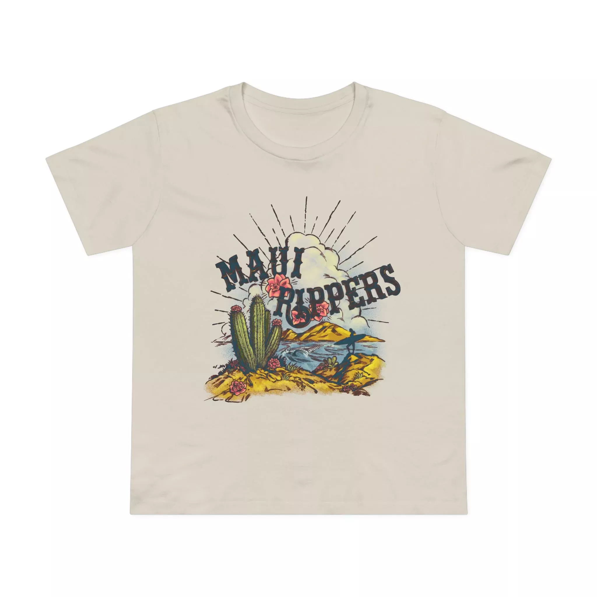 Women’s Baja Surf Tee in Bone