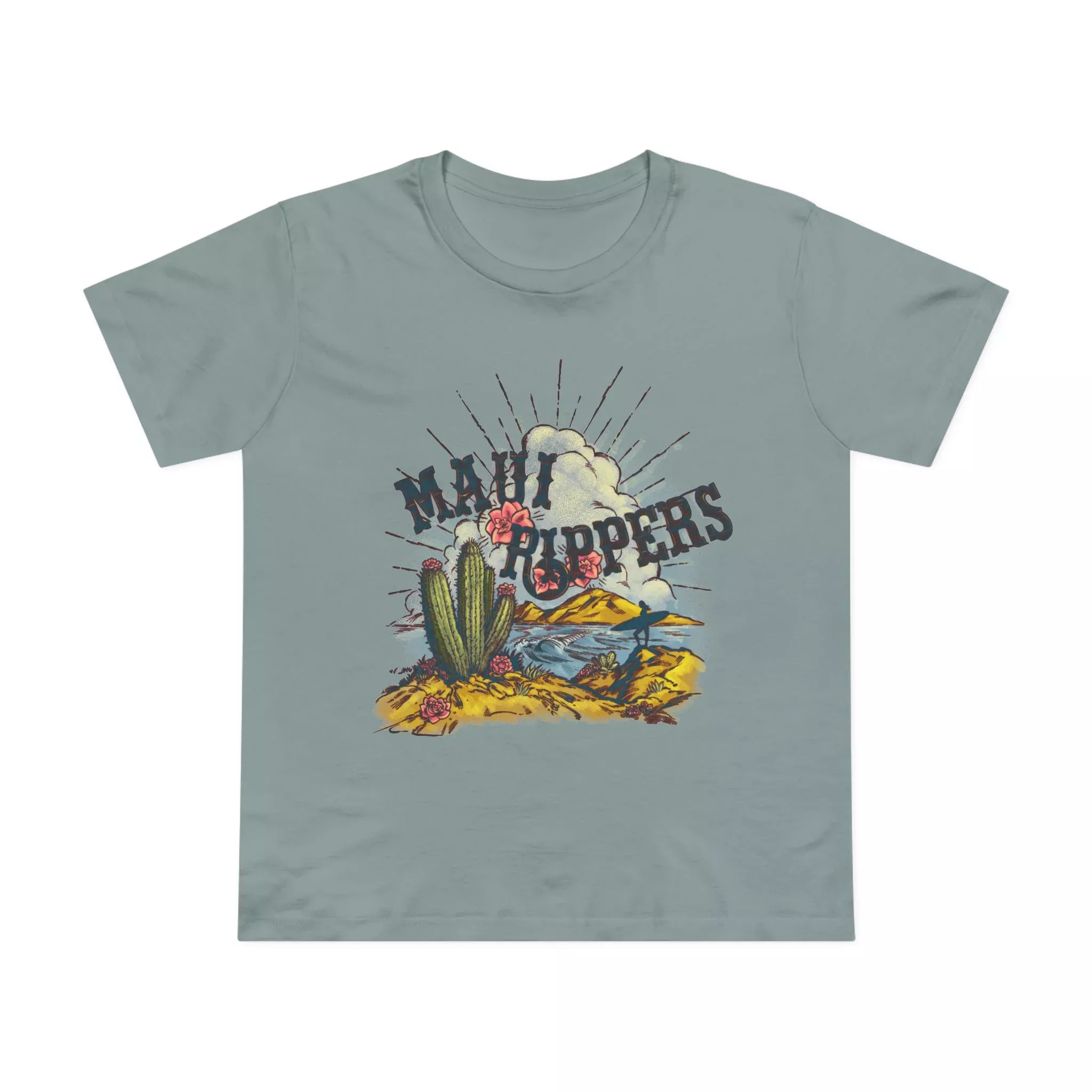 Women’s Baja Surf Tee in Mineral