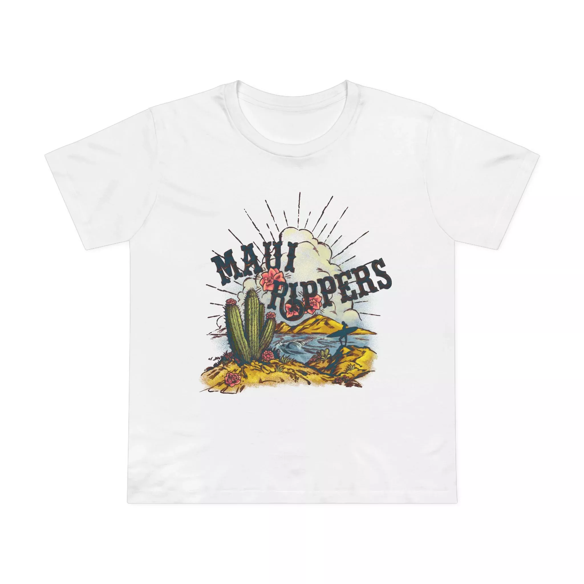 Women’s Baja Surf Tee in White