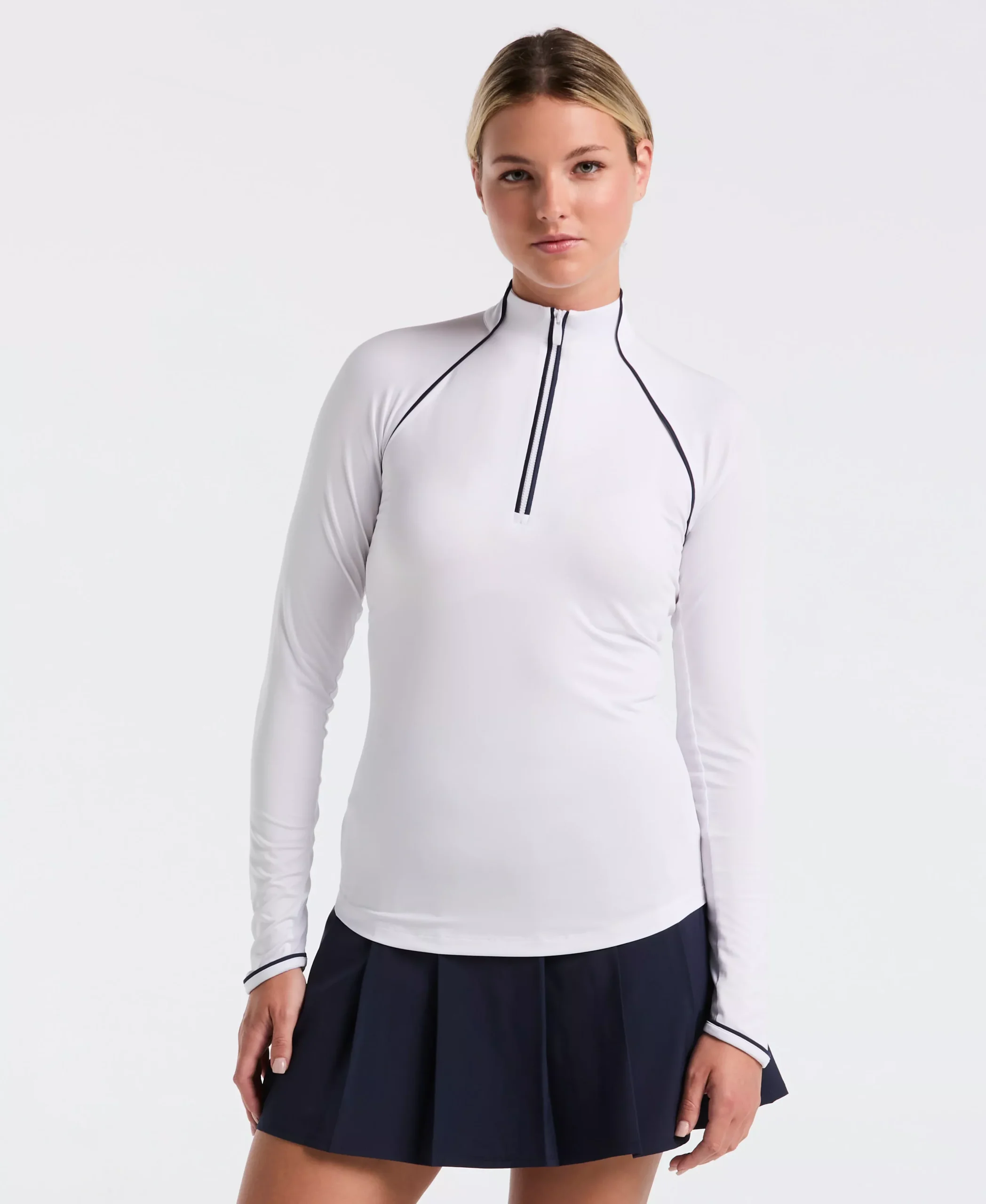 Women's Quarter Zip Tennis Shirt