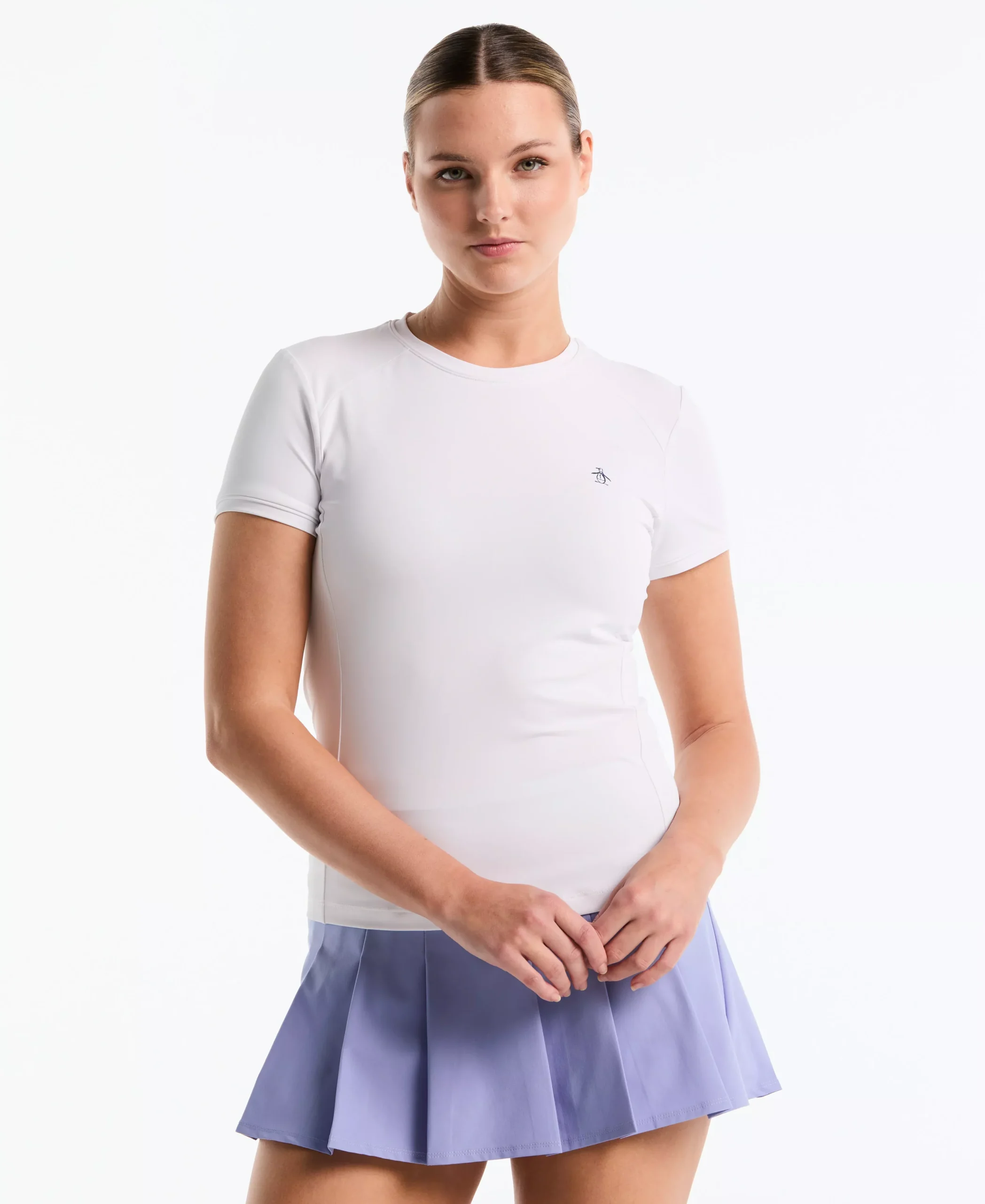 Women's Solid Performance Tennis Tee