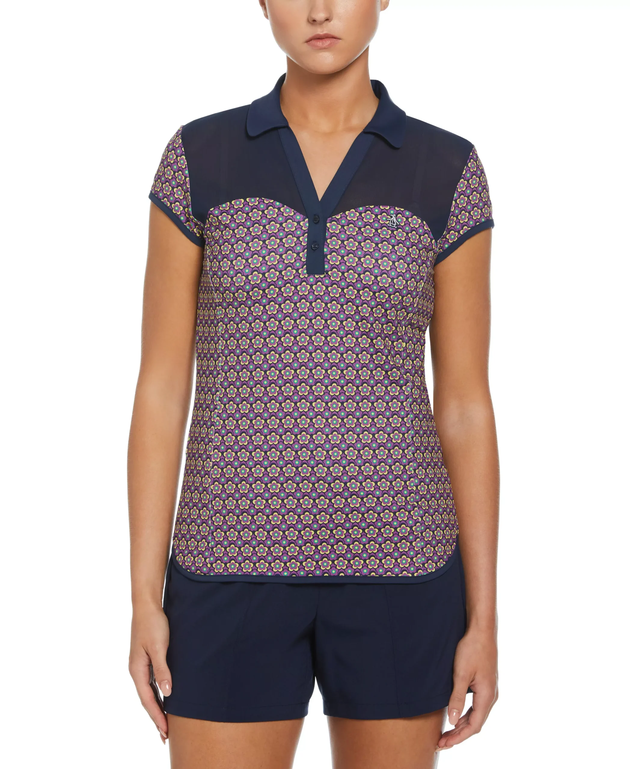 Women's Sweetheart Floral Print Polo