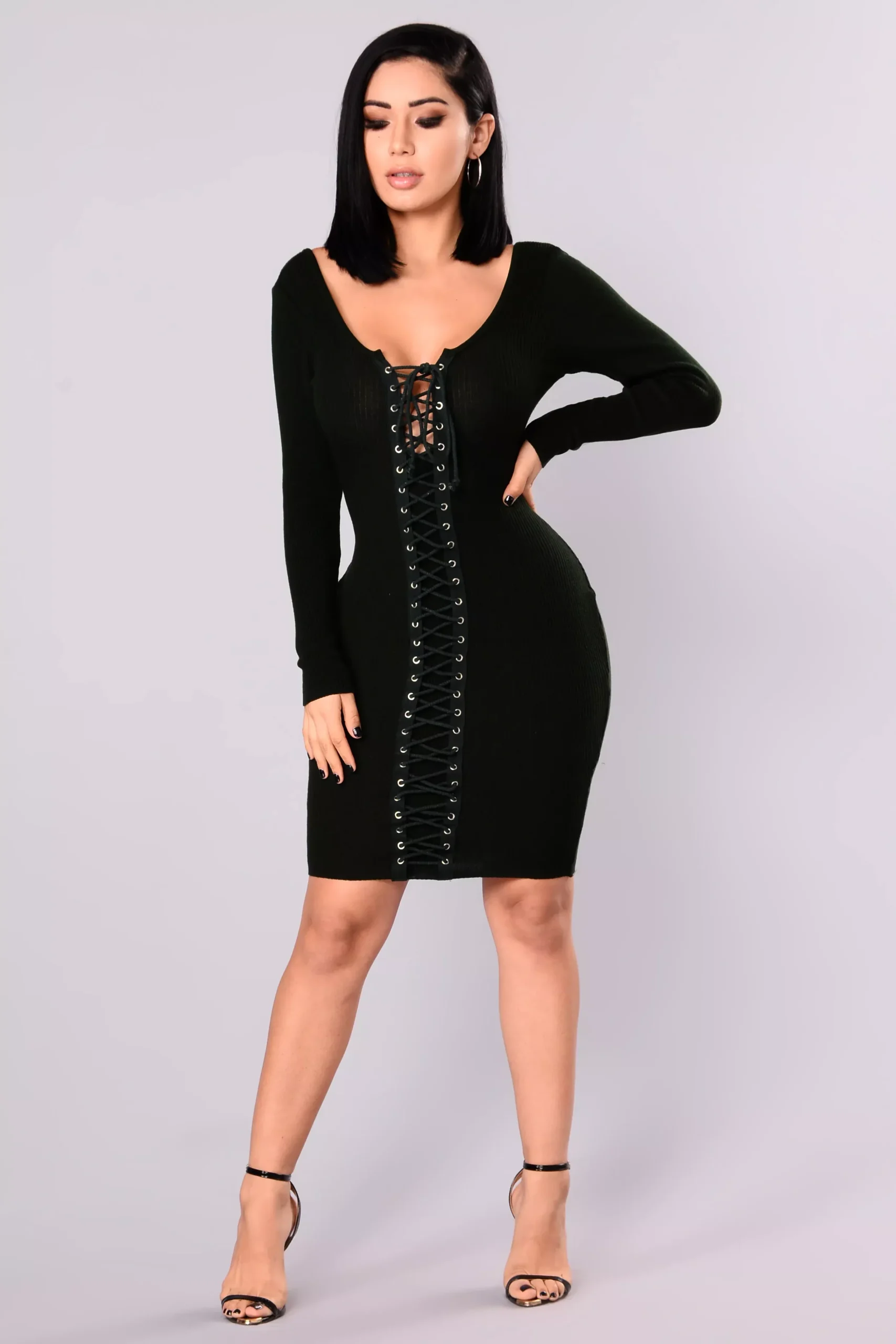 Wonder Why Knit Dress - Hunter Green