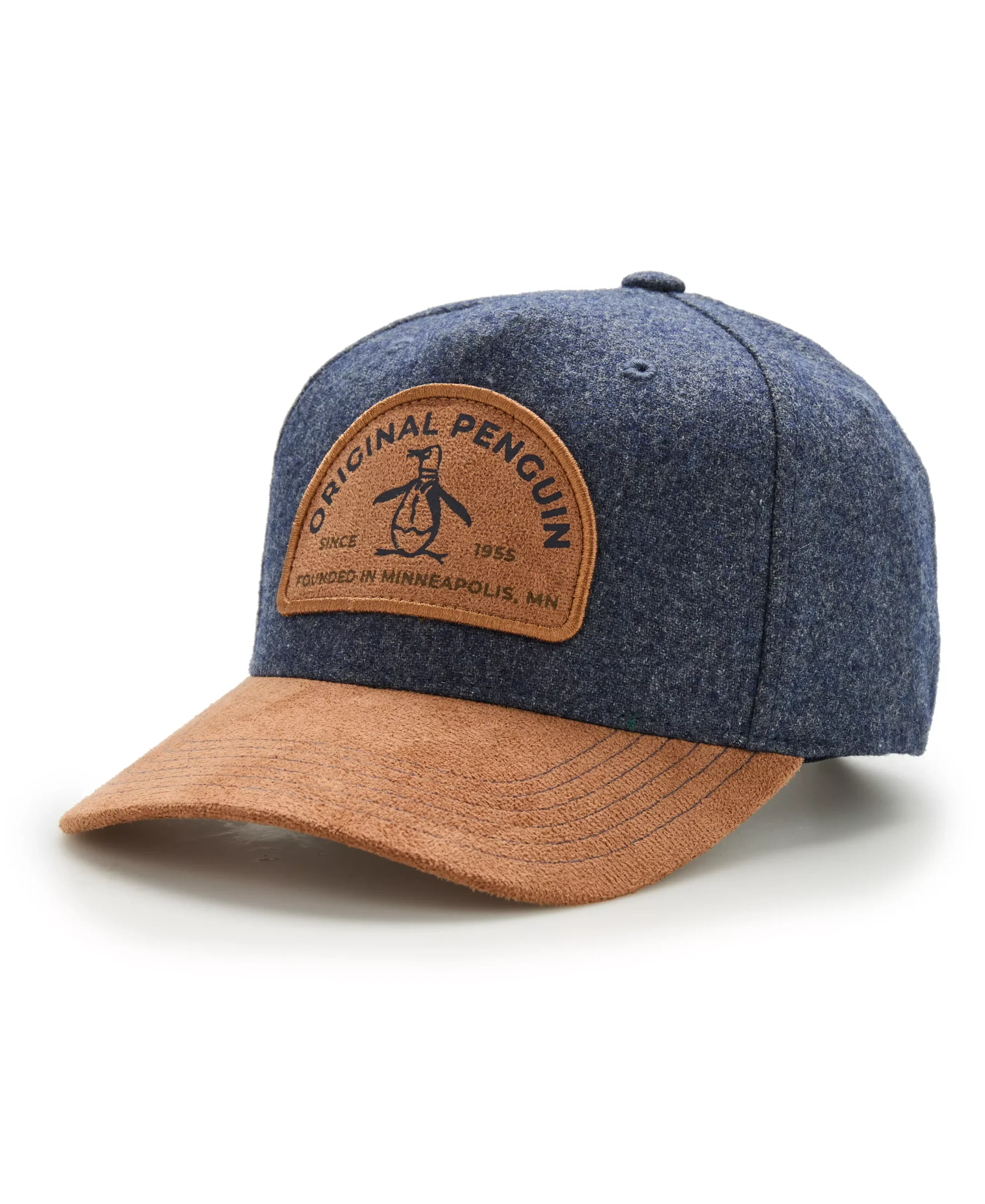Wool Faux Suede Golf Hat