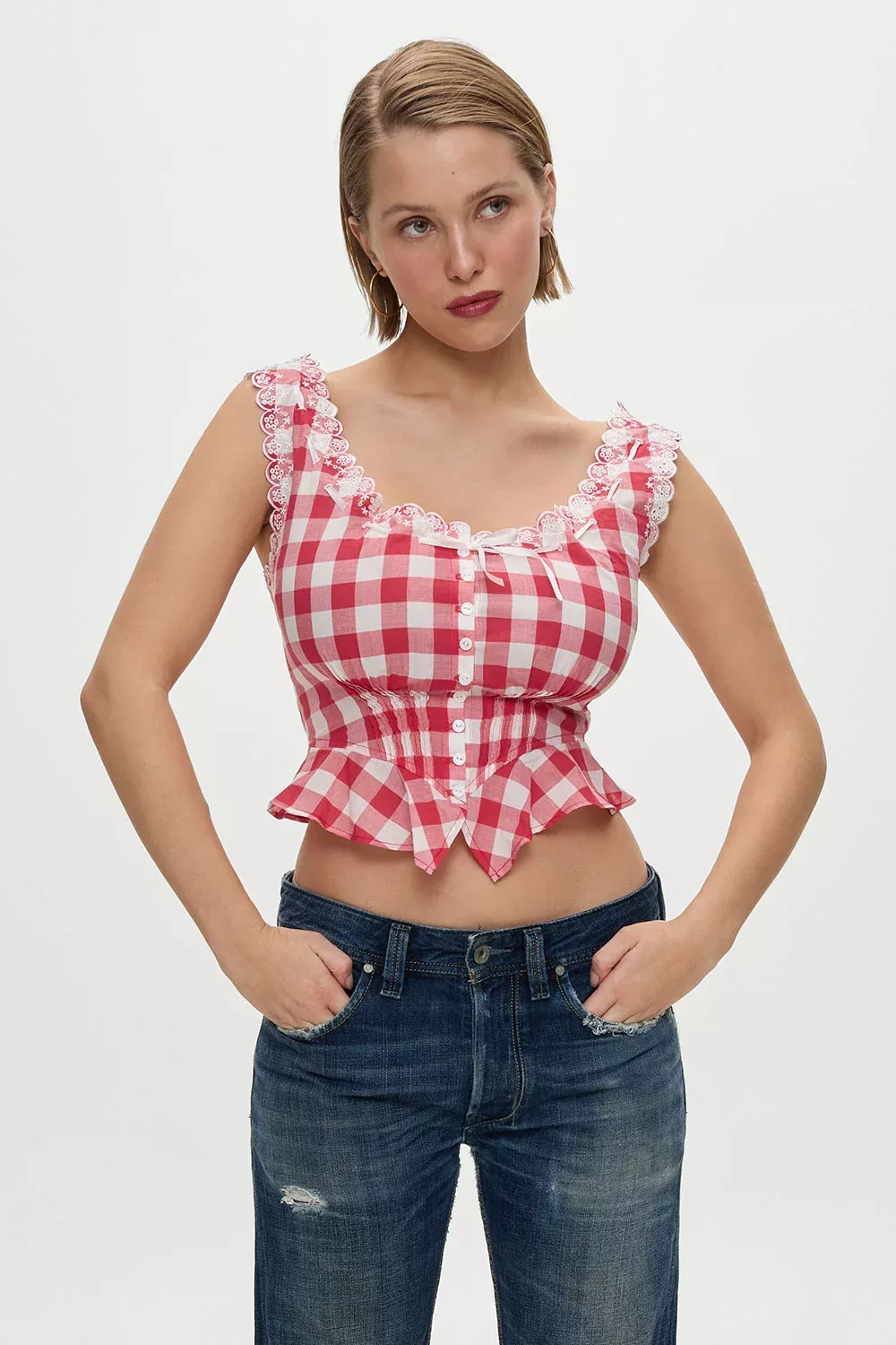 x BELLA HADID Fleetwood Top - Malibu Picnic