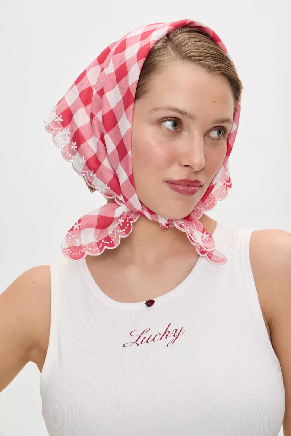 x BELLA HADID Little Miss Head Scarf - Malibu Picnic