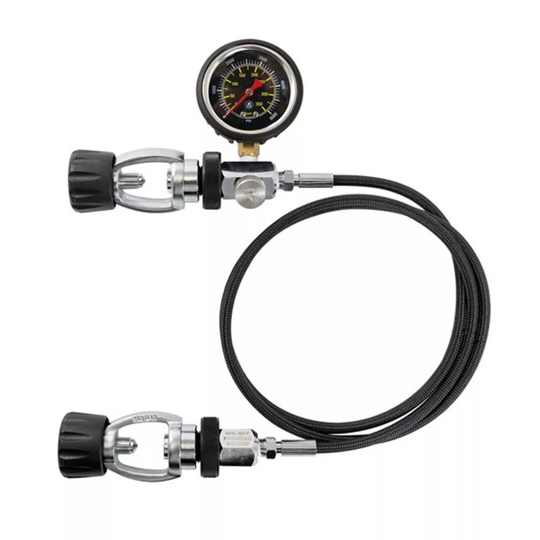 XS Scuba Deluxe Cylinder Equalizer w/ Braided HP Hose