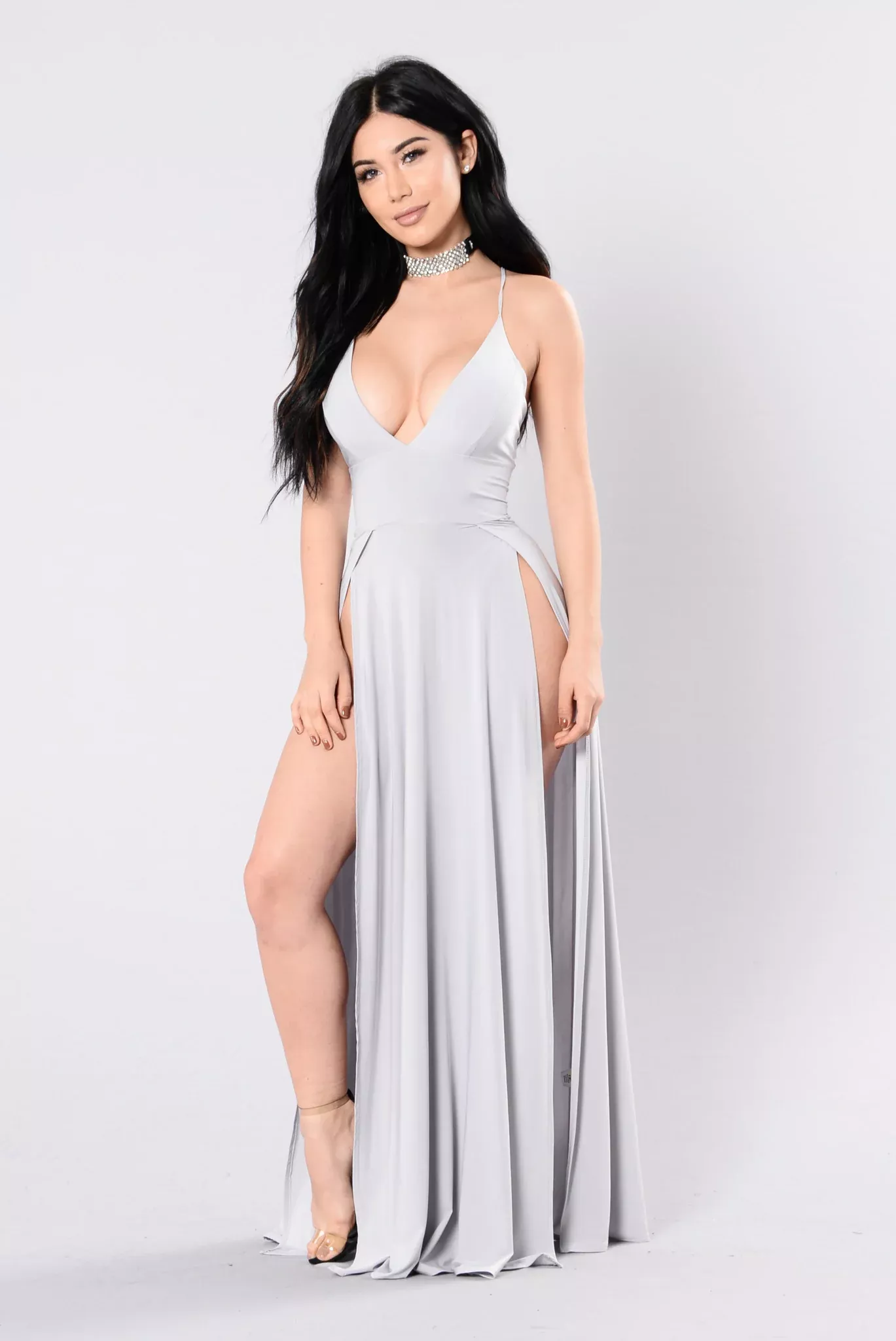 You Got What I Need Dress - Silver