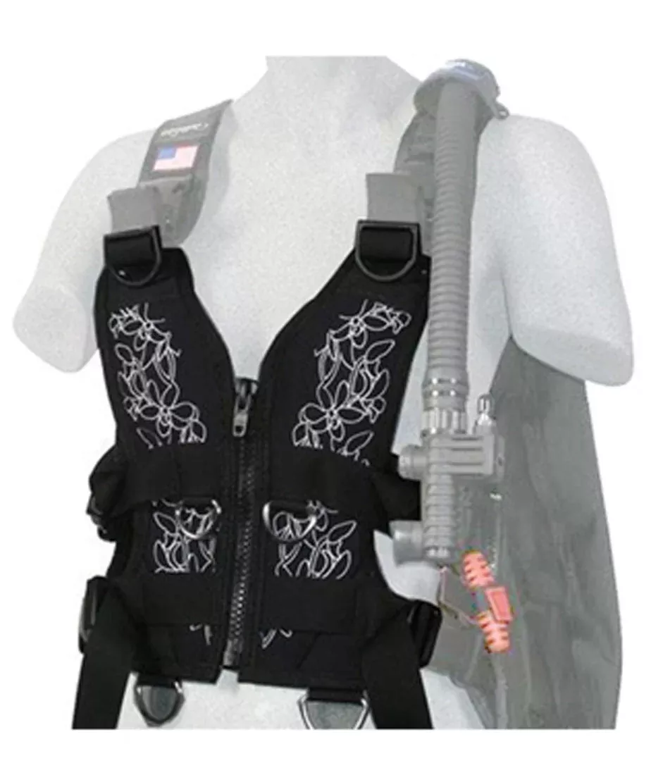 Zeagle Embroidered Floral Front Panel for Zena BCD