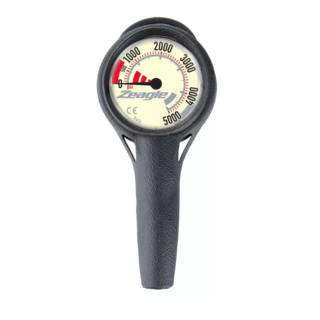 Zeagle Single Gauge 5000psi 32in Black Hose