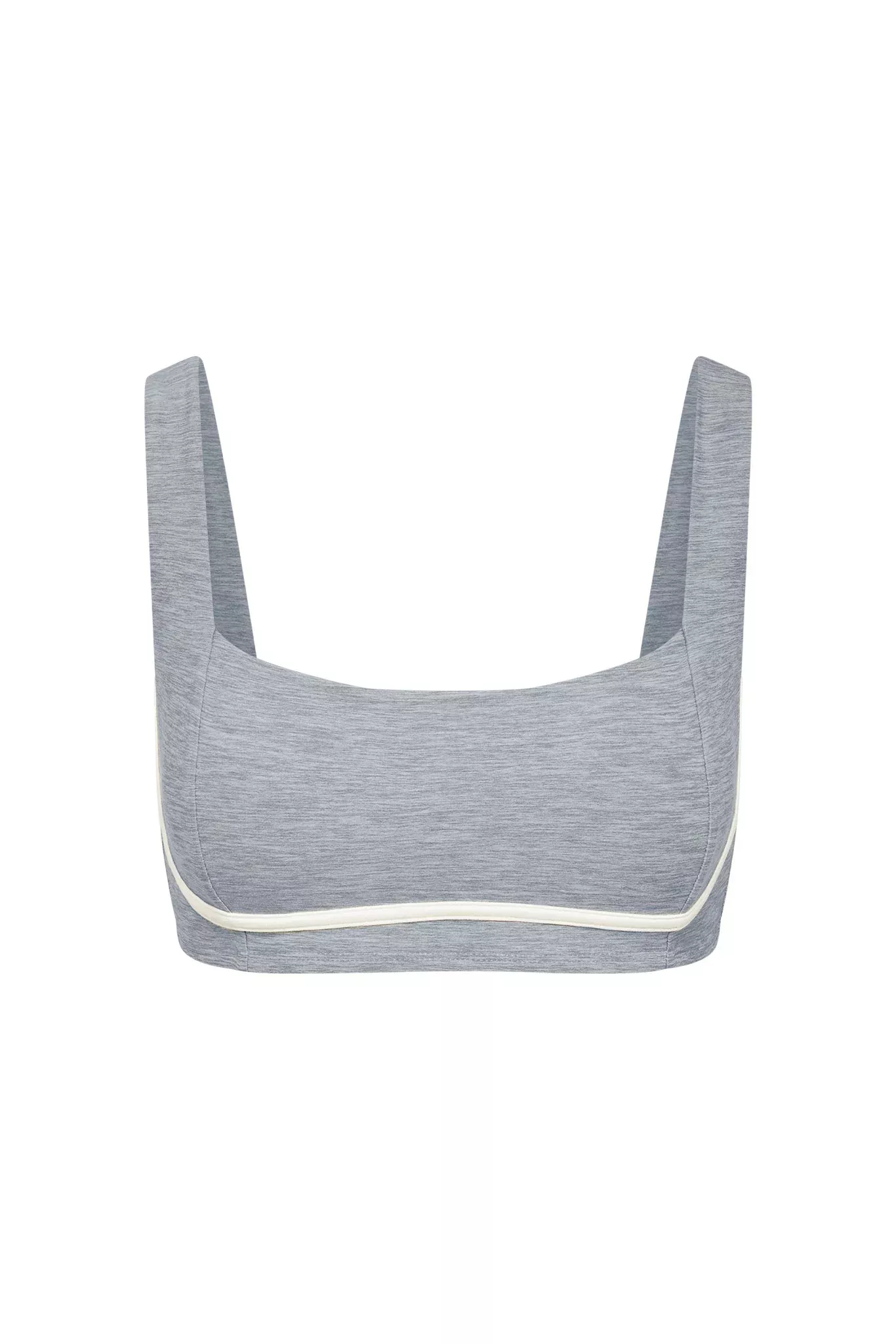 Zion Bra - Heather Grey/Ivory