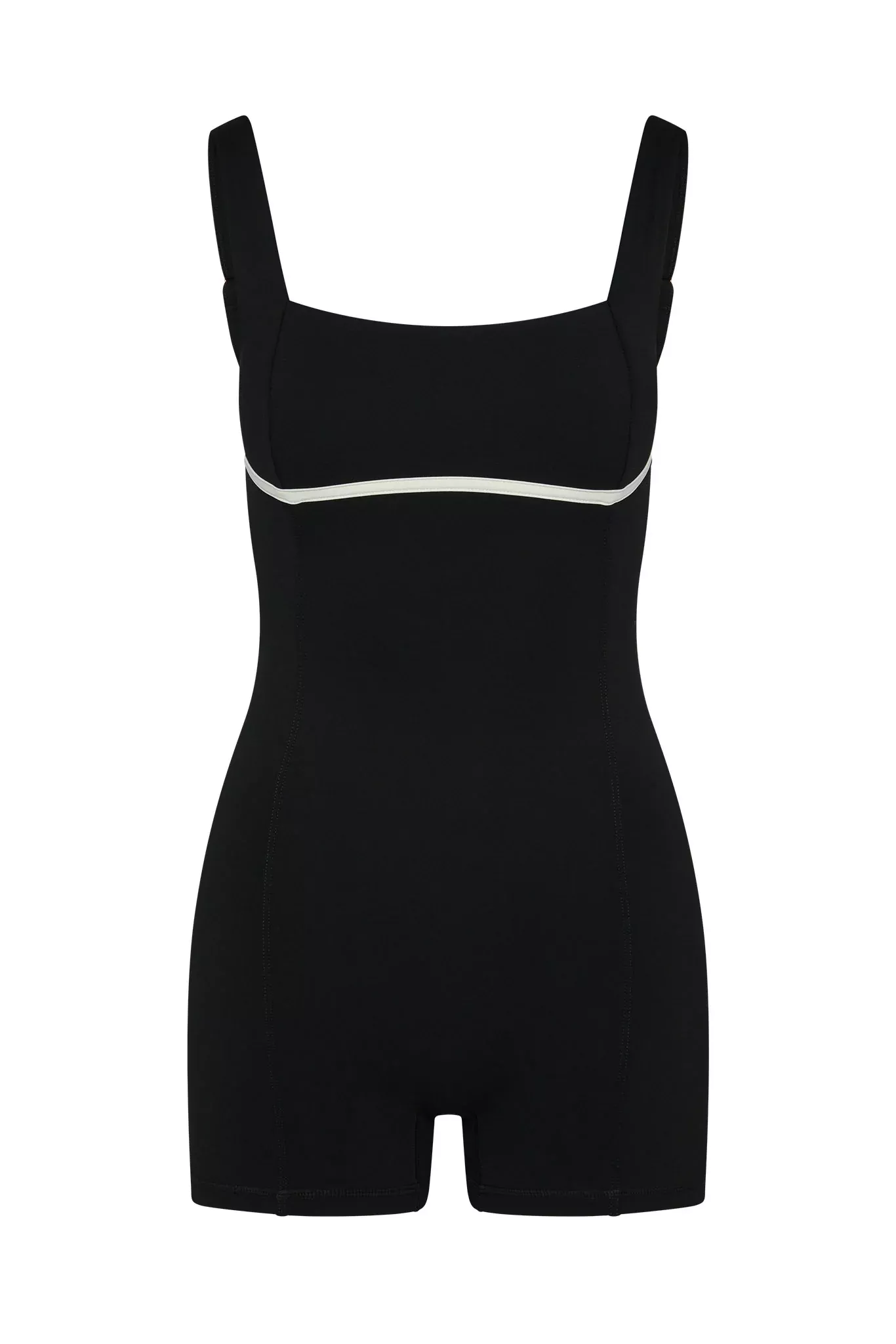 Zion Romper - Black/Ivory