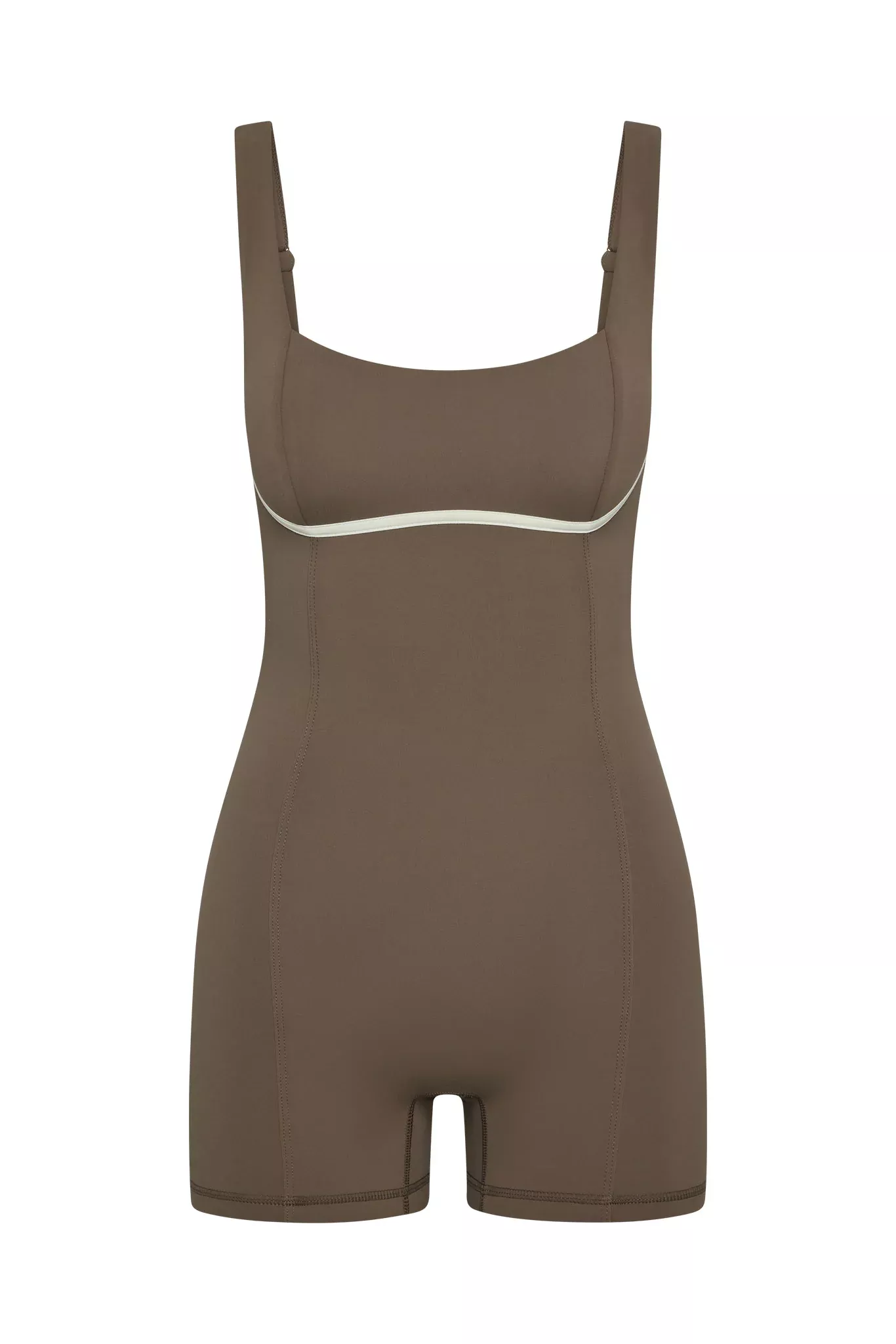 Zion Romper - Stone/Ivory Jersey
