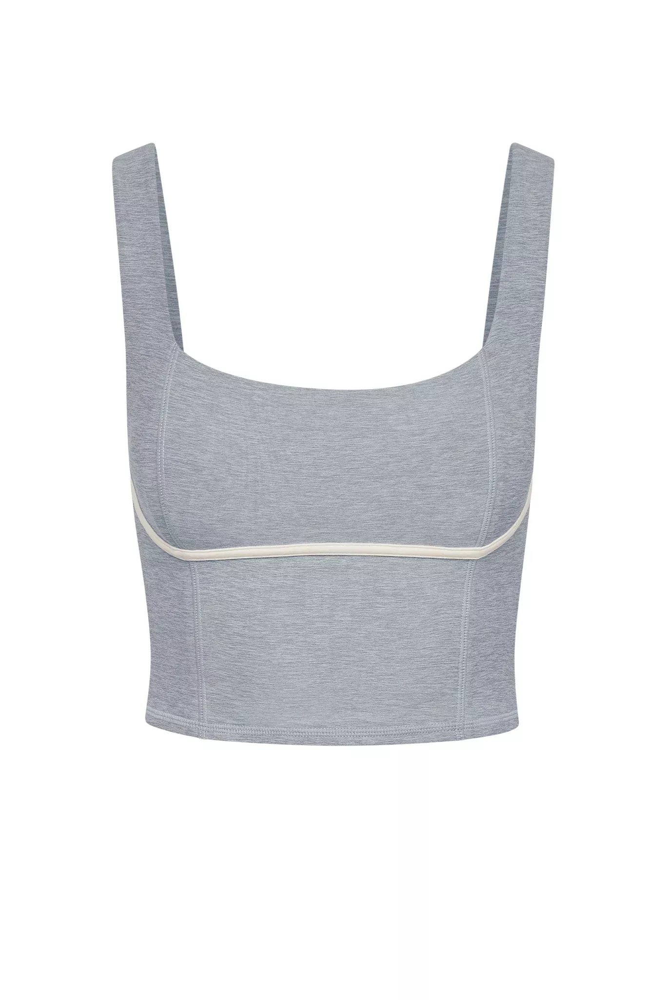 Zion Tank - Heather Grey/Ivory