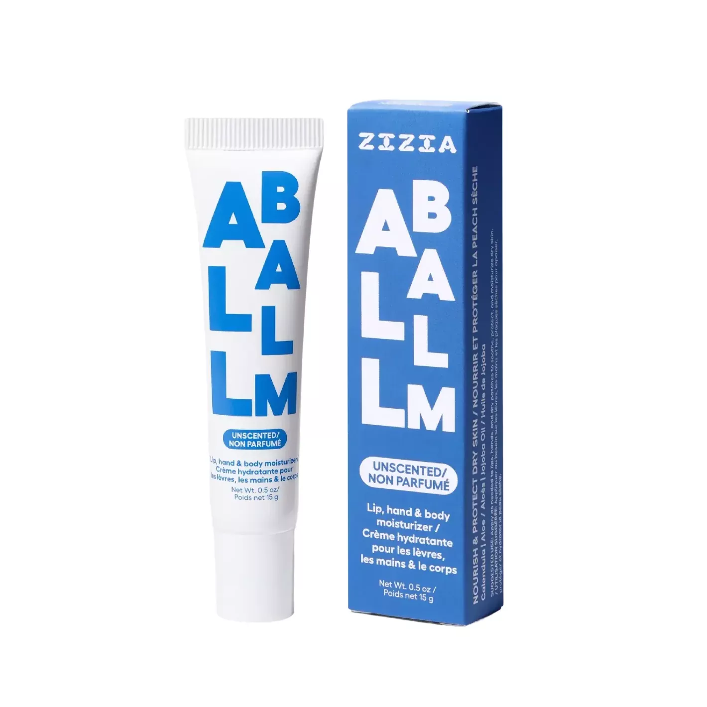 zizia botanicals all balm tube hand & lip balm